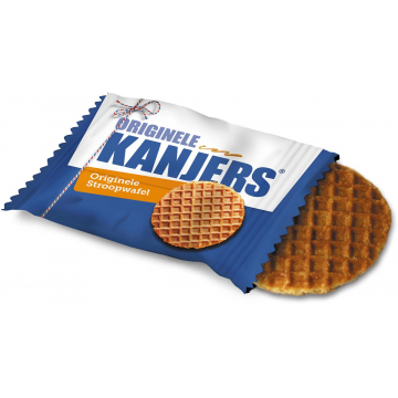 Kanjers Mini stroopwafels, individueel verpakt, 8 g