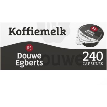 Douwe Egberts koffiemelk, cups van 7,5 g, doos van 240 stuks