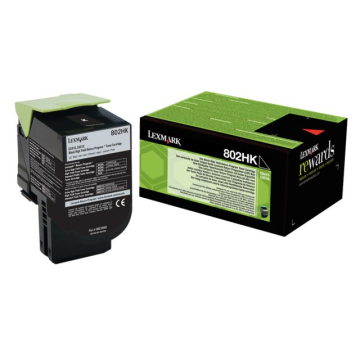 Tonercartridge Lexmark 80C2HK0 prebate zwart