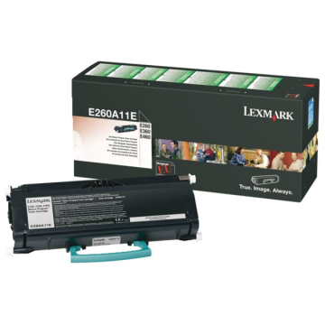 Tonercartridge Lexmark E260A11E prebate zwart