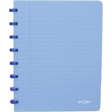 Atoma schrift Trendy ft A5, gelijnd, transparant blauw