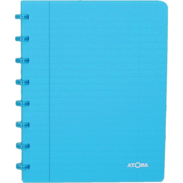 Atoma schrift Trendy ft A5, commercieel geruit, transparant turkoois