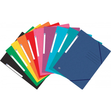 Oxford Top File+ elastomap, voor ft A4, geassorteerde kleuren