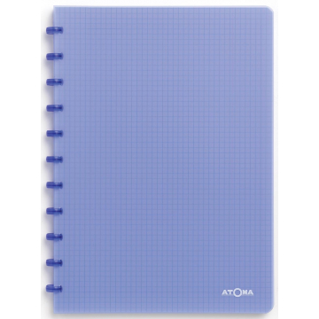 Atoma schrift Trendy ft A4, geruit 5 mm, transparant blauw