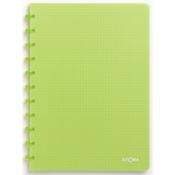 Atoma schrift Trendy ft A4, geruit 5 mm, transparant groen