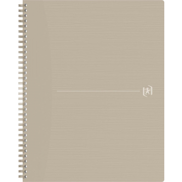 Oxford Origin spiraalschrift, ft A4+, 140 bladzijden, gelijnd, zand