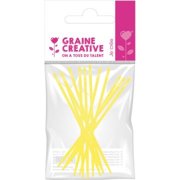 Graine Créative plastic naalden, 75 mm, diameter 1,8 mm, 12 stuks