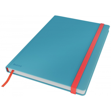 Leitz Cosy notitieboek met harde kaft, voor ft B5, gelijnd, blauw