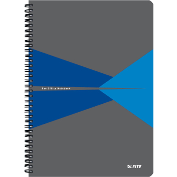 Leitz Office notitieboek, ft A4, kaft in PP, gelijnd, blauw