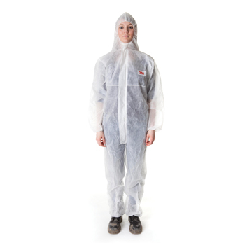 3M beschermende coverall, wit, large