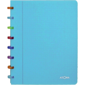 Atoma schrift Tutti Frutti ft A5, commercieel geruit, transparant blauw