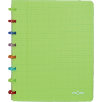 Atoma schrift Tutti Frutti ft A5, commercieel geruit, transparant groen