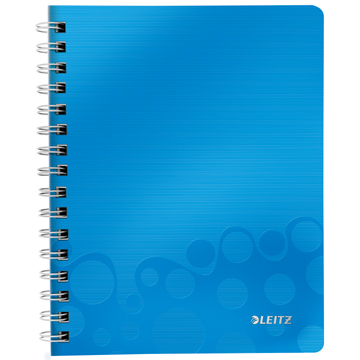 Leitz Schrift Wow ft 14,8 x 21 cm (A5), geruit 5 mm, blauw