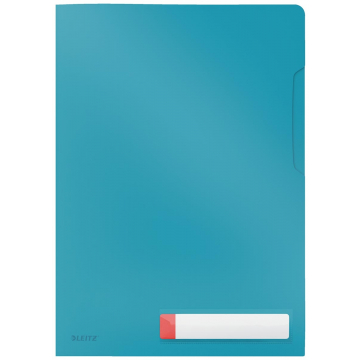 Leitz Cosy L-map, ft A4, PP van 200 micron, ondoorzichtig, blauw
