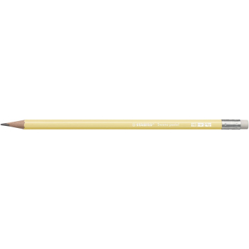 Stabilo potlood Swano pastel, geel, met gom