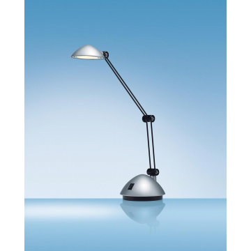 Hansa bureaulamp Space, LED-lamp, zilver