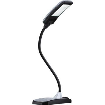 Hansa bureaulamp Twist, LED-lamp, zilver