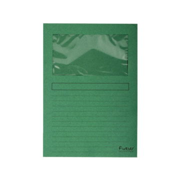 Venstermap Exacompta Forever L-map 120gr donkergroen