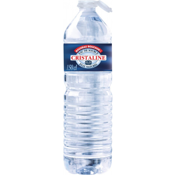 Cristaline water, fles van 1,5 liter, pak van 6 stuks