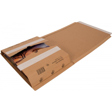 Cleverpack wikkelverpakking uit golfkarton, ft 270 x 330 x 20 / 80, pak van 10 stuks