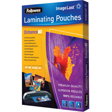 Fellowes lamineerhoes ft A5, 160 micron (2 x 80 micron), pak van 100 stuks