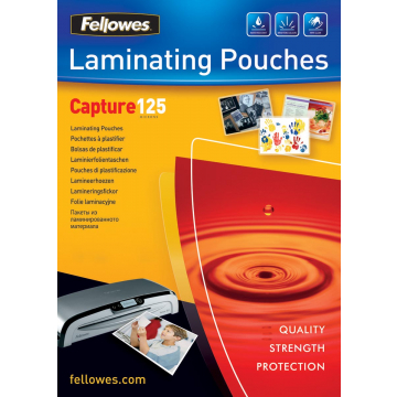 Fellowes lamineerhoes ft A6, 250 micron (2 x 125 micron), pak van 100 stuks