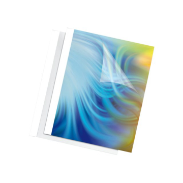 Thermische omslag Fellowes A4 3mm wit 100stuks