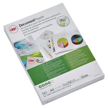 Lamineerhoes GBC A4 2x250micron 50stuks