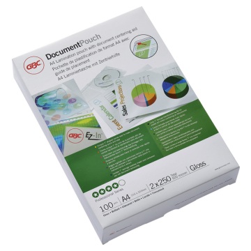 Lamineerhoes GBC A4 2x250micron 100stuks