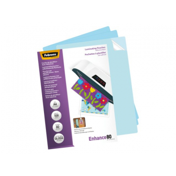Lamineerhoes Fellowes A4 zelfklevend 2x80micron 100stuks
