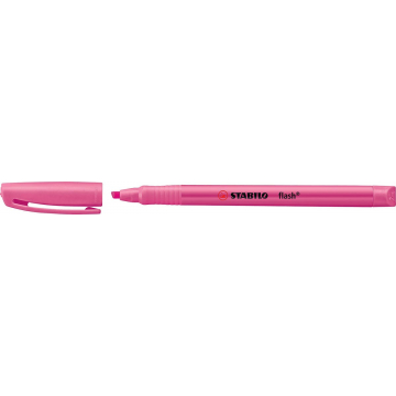 Stabilo markeerstift Flash, roze