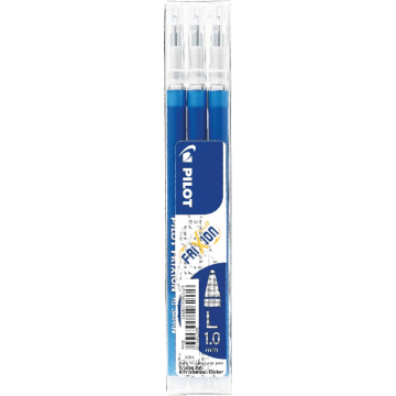 Pilot balpenvulling FriXion Ball /Clicker 10 blauw, set van 3 stuks