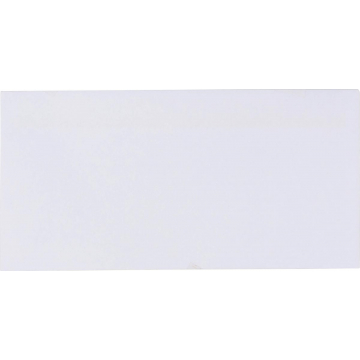 Pergamy enveloppen met venster 80 g, ft DL 110 x 220 mm, zelfklevend, wit, doos van 500 stuks