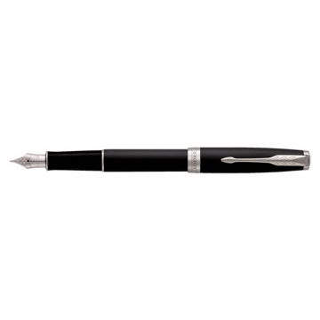 Vulpen Parker Sonnet matte black lacquer CT medium