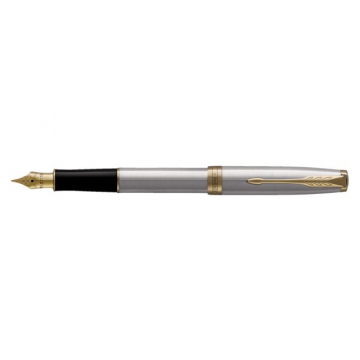 Vulpen Parker Sonnet stainless steel GT medium