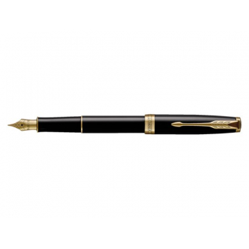 Vulpen Parker Sonnet black lacquer GT medium