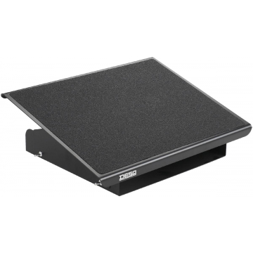 Desq voetensteun, metaal, 3 hoogte standen, heavy duty, zwart