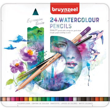Bruynzeel aquarel potloden Expression, doos van 24 stuks