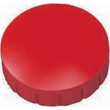 Maul magneet MAULsolid, diameter 24 x 8 mm, rood, doos met 10 stuks