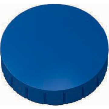 Maul magneet MAULsolid, diameter 32 x 8,5 mm, blauw, doos met 10 stuks