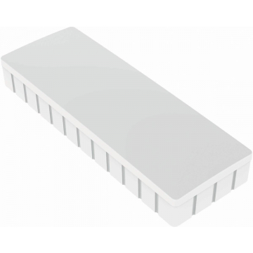 Maul magneet MAULsolid, ft 54 x 19 mm, wit, doos van 10 stuks