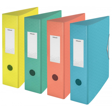Esselte ordner Colour'Ice A4, uit polyfoam, rug van 7,5 cm, geassorteerde kleuren