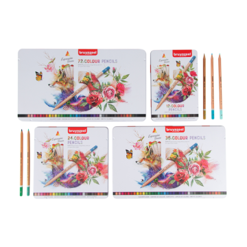 Kleurpotloden Bruynzeel Expression assorti blik à 72 stuks