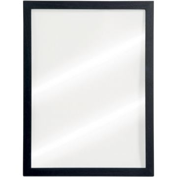 Securit krijtbord Woody, transparant met zwarte randen, ft 40 x 60 cm, hout met zwarte lakafwerking