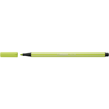 STABILO Pen 68 viltstift, limoengroen
