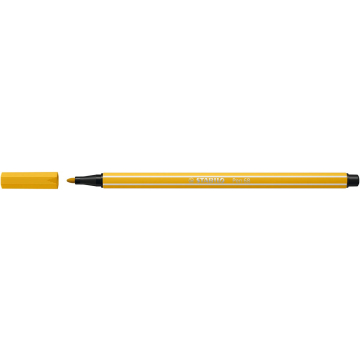 STABILO Pen 68 viltstift, currygeel