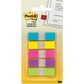 Post-it Index Smal geassorteerde kleuren, 3 + 2 tabs gratis