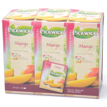 Pickwick thee, mango, pak van 25 stuks