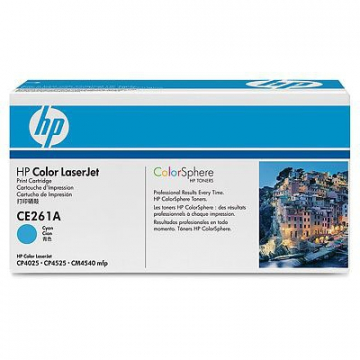 HP tonercartridge CE261A cyan