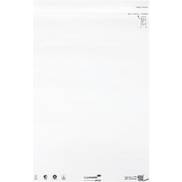 Legamaster flipchartpapier Sketch ECO, ft 98 x 65 cm, blanco, 50 vel, pak van 2 stuks